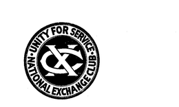 XC UNITY FOR SERVICE-NATIONAL EXCHANGE CLUB trademark