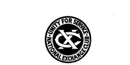 XC UNITY FOR SERVICE-NATIONAL EXCHANGE CLUB trademark