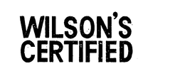 WILSON'S CERTIFIED trademark