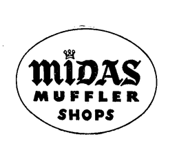 MIDAS MUFFLER SHOPS trademark