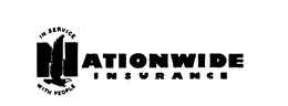 NATIONWIDE INSURANCE IN SERVICE WITH PEOPLE trademark