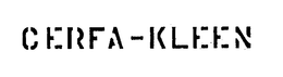 CERFA-KLEEN trademark