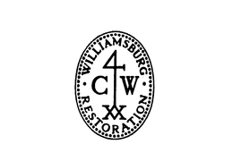 WILLIAMSBURG RESTORATION 4 C W XX trademark