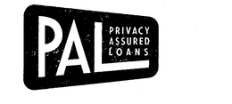 PAL PRIVACY ASSURED LOANS trademark