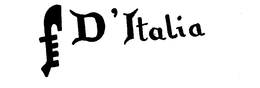 D'ITALIA trademark