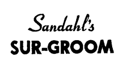 SANDAHL'S SUR-GROOM trademark
