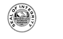 SEAL OF INTEGRITY GREATER ST. LOUIS AUTOMOTIVE ASSOCIATION INC. trademark