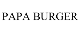 PAPA BURGER trademark