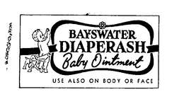 BAYSWATER DIAPERASH BABY OINTMENT USE ALSO ON BODY OR FACE trademark