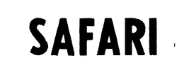 SAFARI trademark
