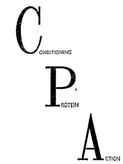 CPA CONDITIONING PROTEIN ACTION trademark