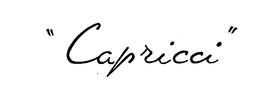 "CAPRICCI" trademark