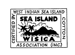 SEA ISLAND WISICA CERTIFIED BY WEST INDIAN SEA ISLAND COTTON ASSOCIATION (INC.) trademark