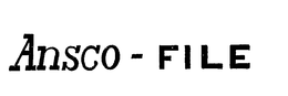 ANSCO-FILE trademark