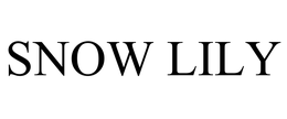 SNOW LILY trademark