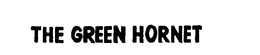 THE GREEN HORNET trademark