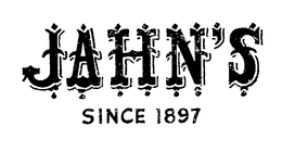 JAHN'S SINCE 1897 trademark