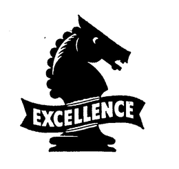CHESSMAN SYMBOL WITH WORD EXCELLENCE trademark
