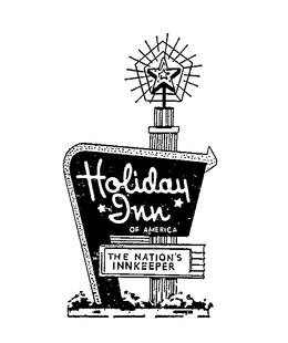 HOLIDAY INN OF AMERICA THE NATION'S INNKEEPER trademark