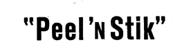 "PEEL 'N STIK" trademark
