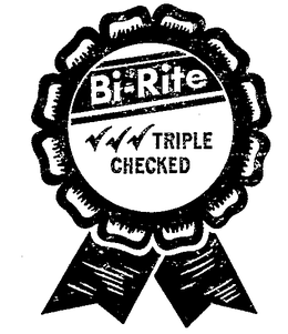 BI-RITE TRIPLE CHECKED trademark