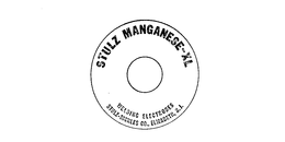 STULZ MANGANESE-XL WELDING ELECTRODES STULZ SICKLES CO. ELIZABETH N.J. trademark