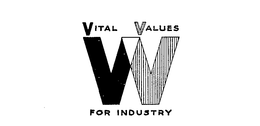 VITAL VALUES W FOR INDUSTRY trademark