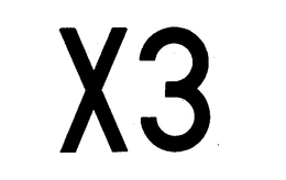 X3 trademark