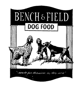 BENCH & FIELD DOG FOOD trademark