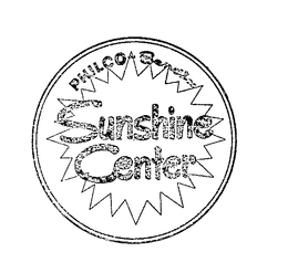 SUNSHINE CENTER PHILCO-BENDIX trademark