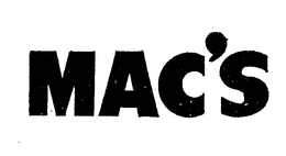 MAC'S trademark