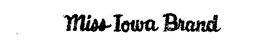 MISS IOWA BRAND trademark