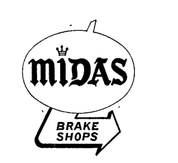 MIDAS BRAKE SHOPS trademark