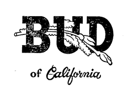 BUD OF CALIFORNIA trademark