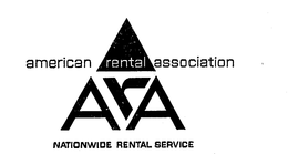 ARA AMERICAN RENTAL ASSOCIATION NATIONWIDE RENTAL SERVICE trademark