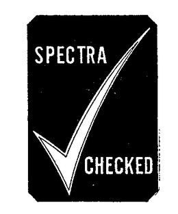 SPECTRA CHECKED trademark