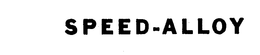 SPEED-ALLOY trademark
