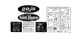 GO-JO CREME TYPE HAND CLEANER GOJER INC. trademark