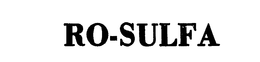 RO-SULFA trademark