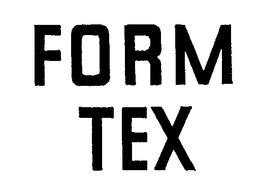 FORM TEX trademark
