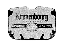 KRONENBOURG IMPORTED BEER 1664 BIERE D'ALSACE trademark