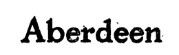 ABERDEEN trademark