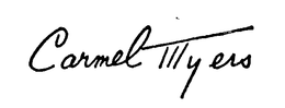 CARMEL MYERS trademark