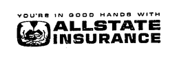 ALLSTATE YOU'RE IN GOOD HANDS. trademark