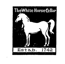 THE WHITE HORSE CELLAR ESTAB. 1742 trademark