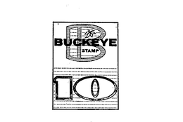 B BUCKEYE STAMP 10 trademark