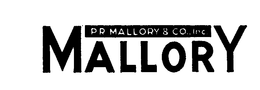MALLORY P.R. MALLORY & CO. INC. trademark