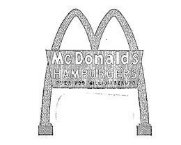 M MC DONALD'S HAMBURGERS OVER 700 MILLON SERVED trademark