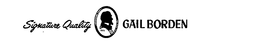SIGNATURE QUALITY GAIL BORDEN trademark