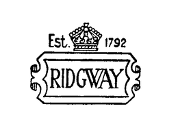 RIDGWAY EST. 1792 trademark